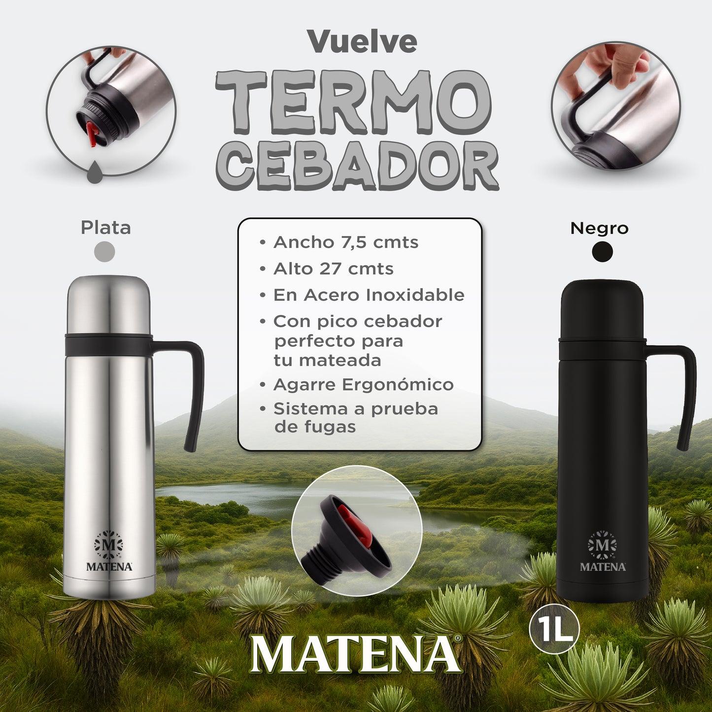 Termo cebador 1L