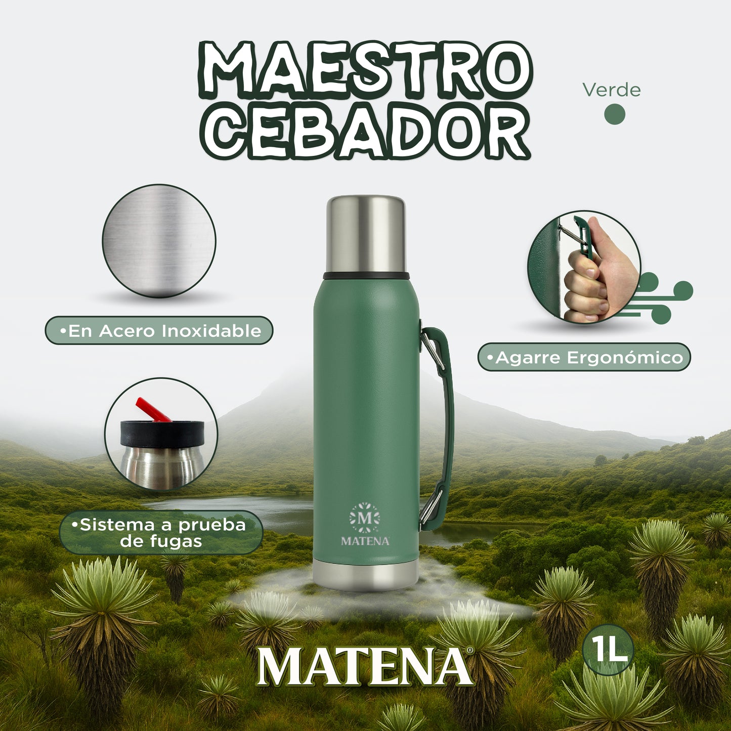 Termo Maestro Cebador 1L