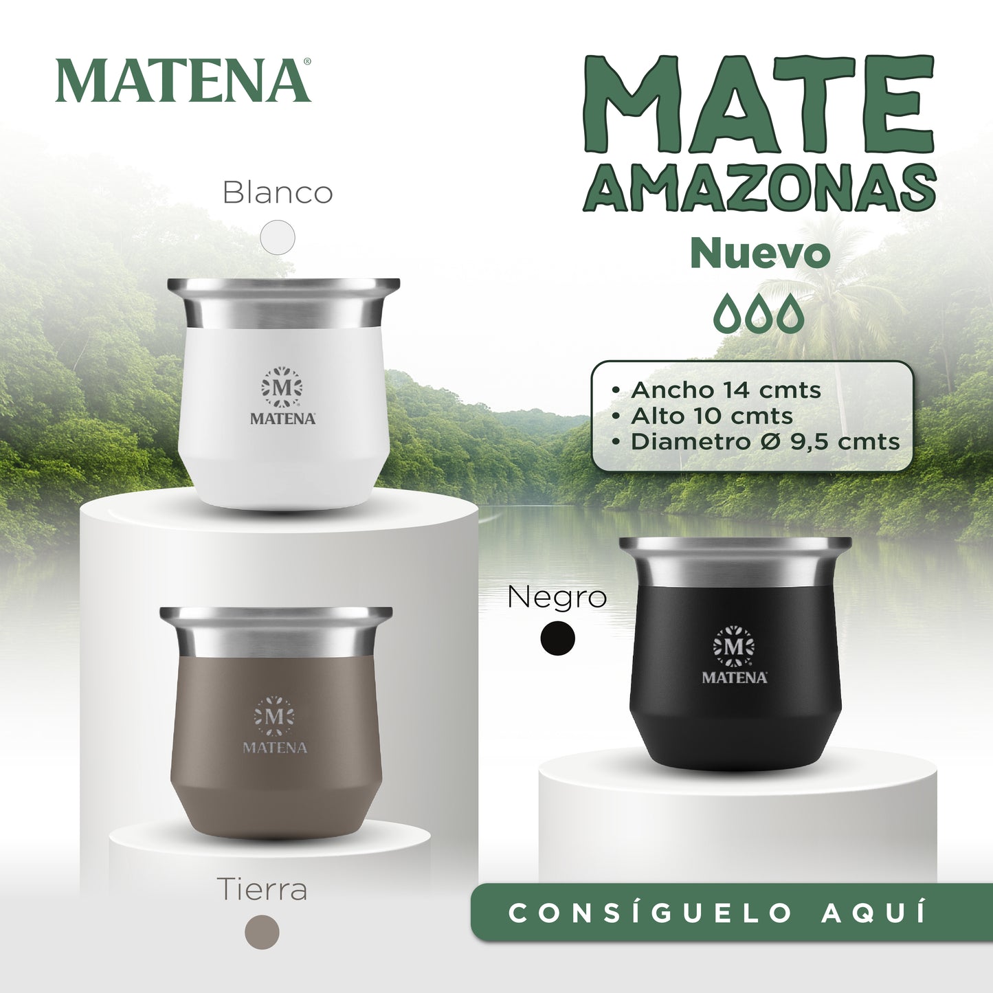 Mate de Acero “Amazonas”