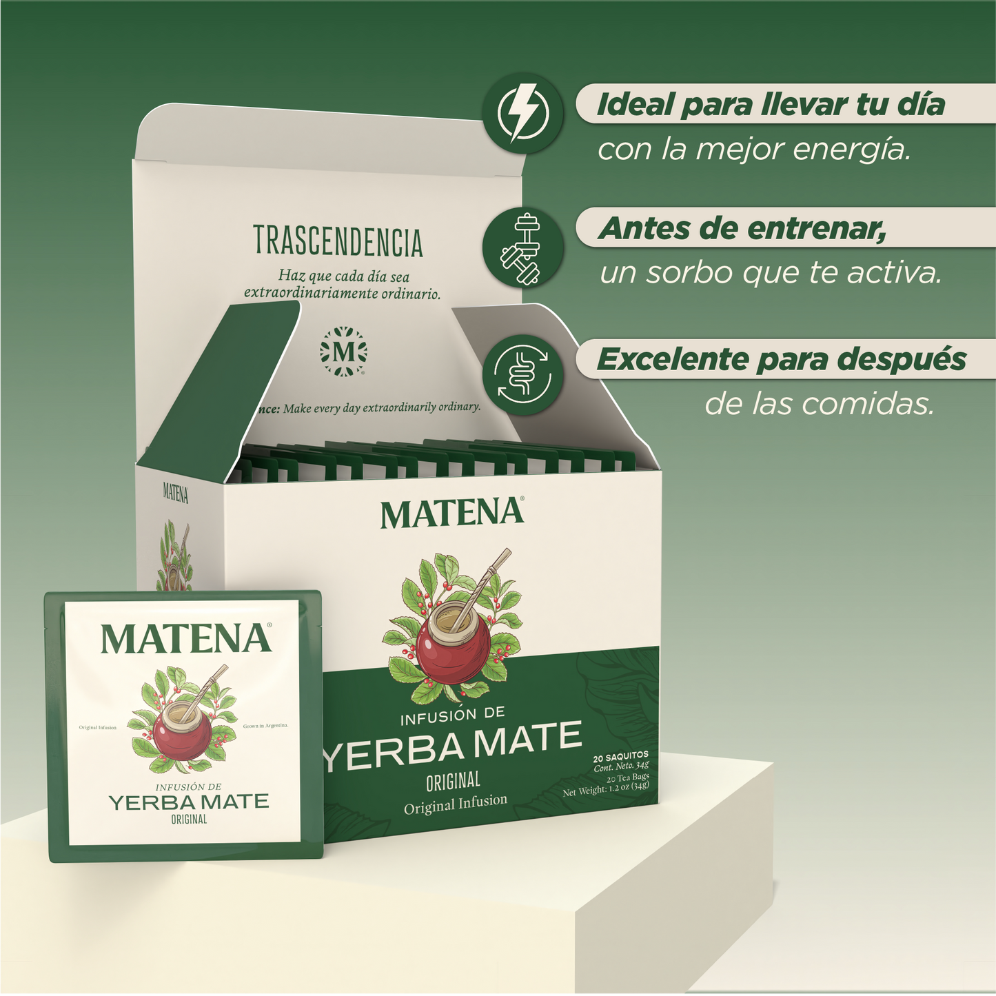 Yerba Mate en Saquitos ORIGINAL (caja x 20 unidades)