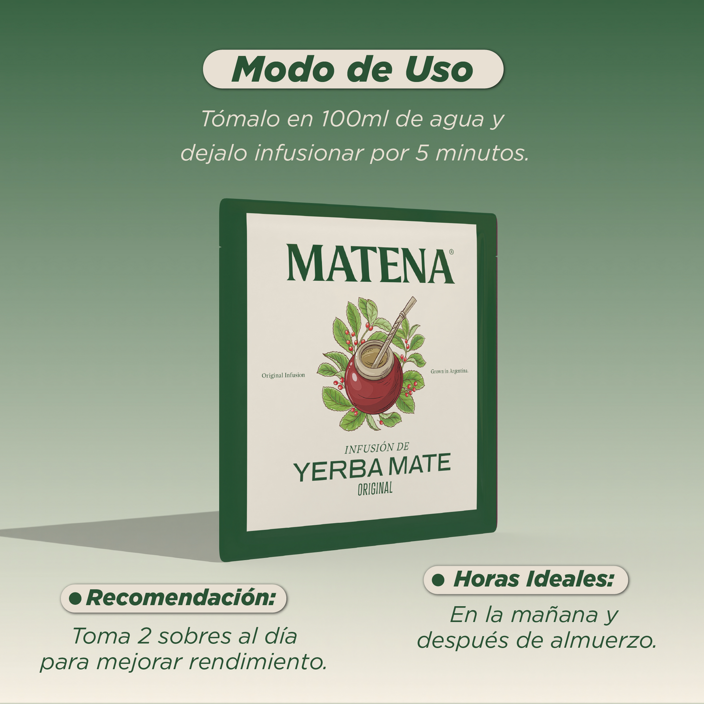 Yerba Mate en Saquitos ORIGINAL (caja x 20 unidades)