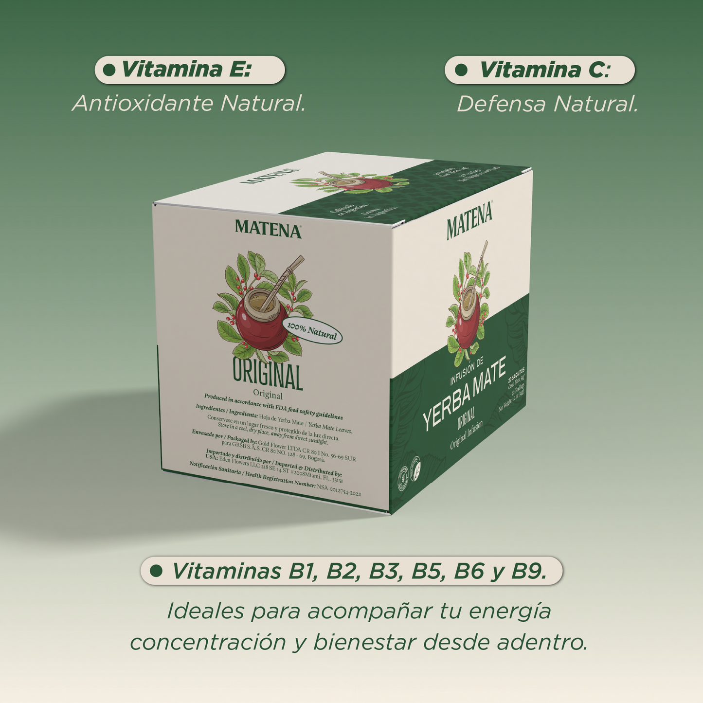 Yerba Mate en Saquitos ORIGINAL (caja x 20 unidades)