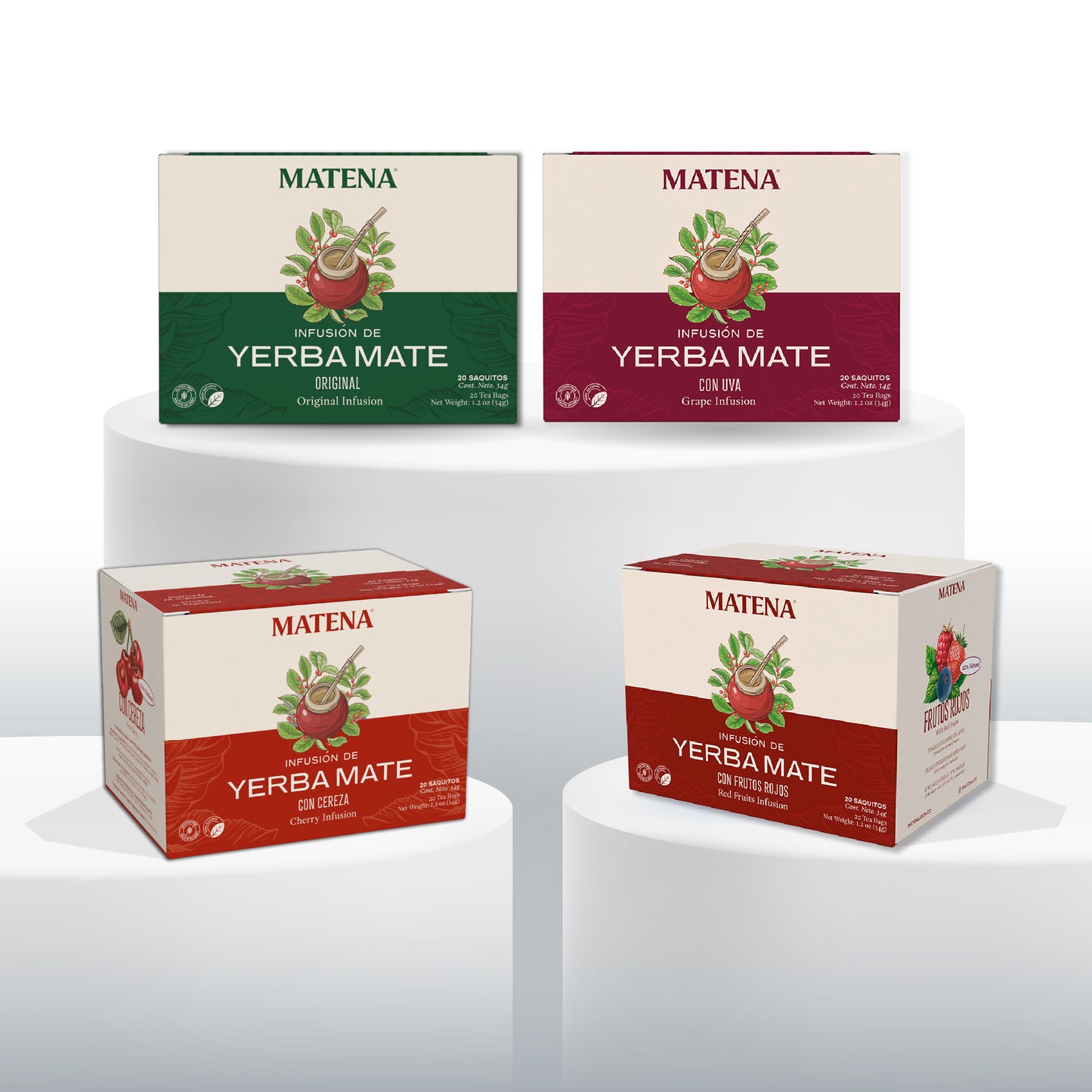 COMBO de Yerba Mate en Saquitos x 4 unidades