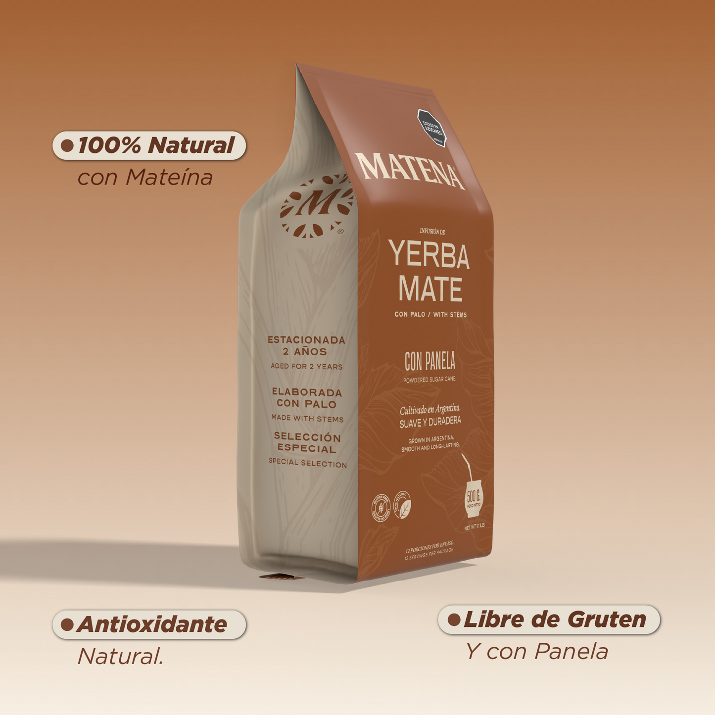 Yerba Mate Panela x 500gr