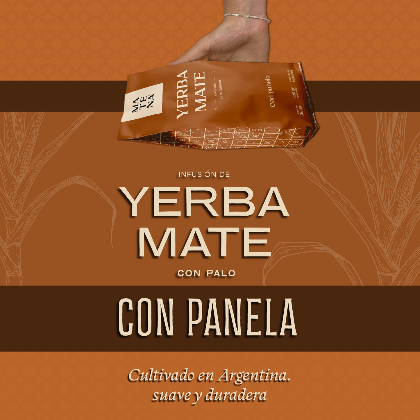 Yerba Mate Panela x 400gr