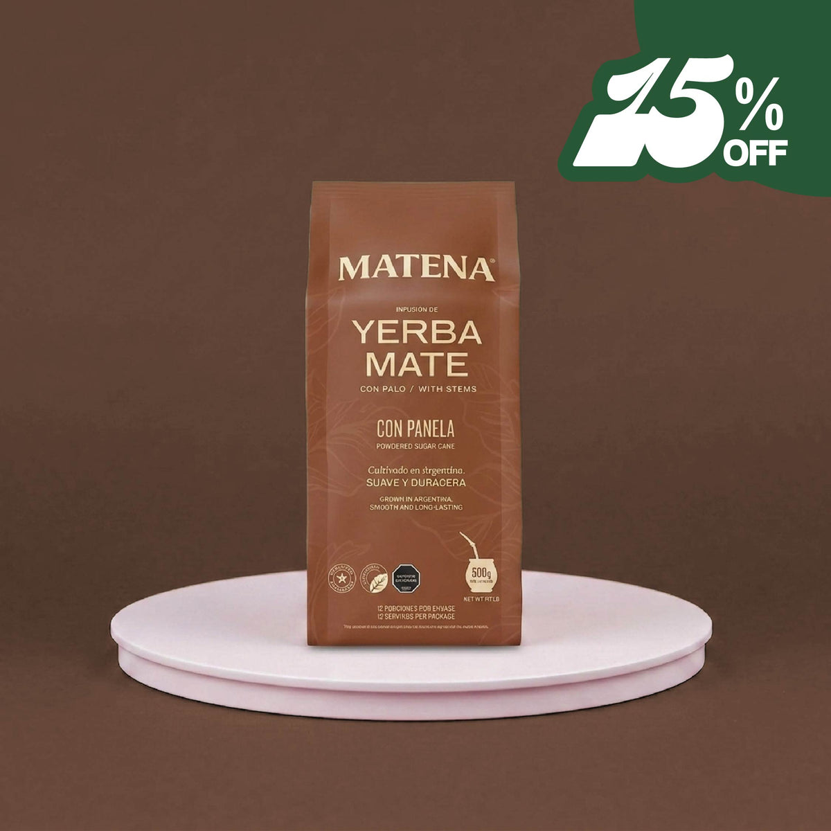 Yerba Mate Panela x 500gr