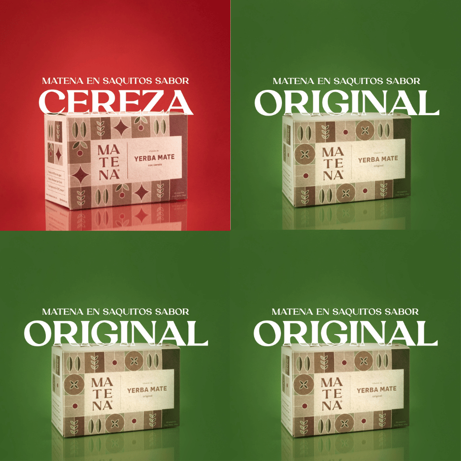 COMBO de Yerba Mate en Saquitos (4 cajas)