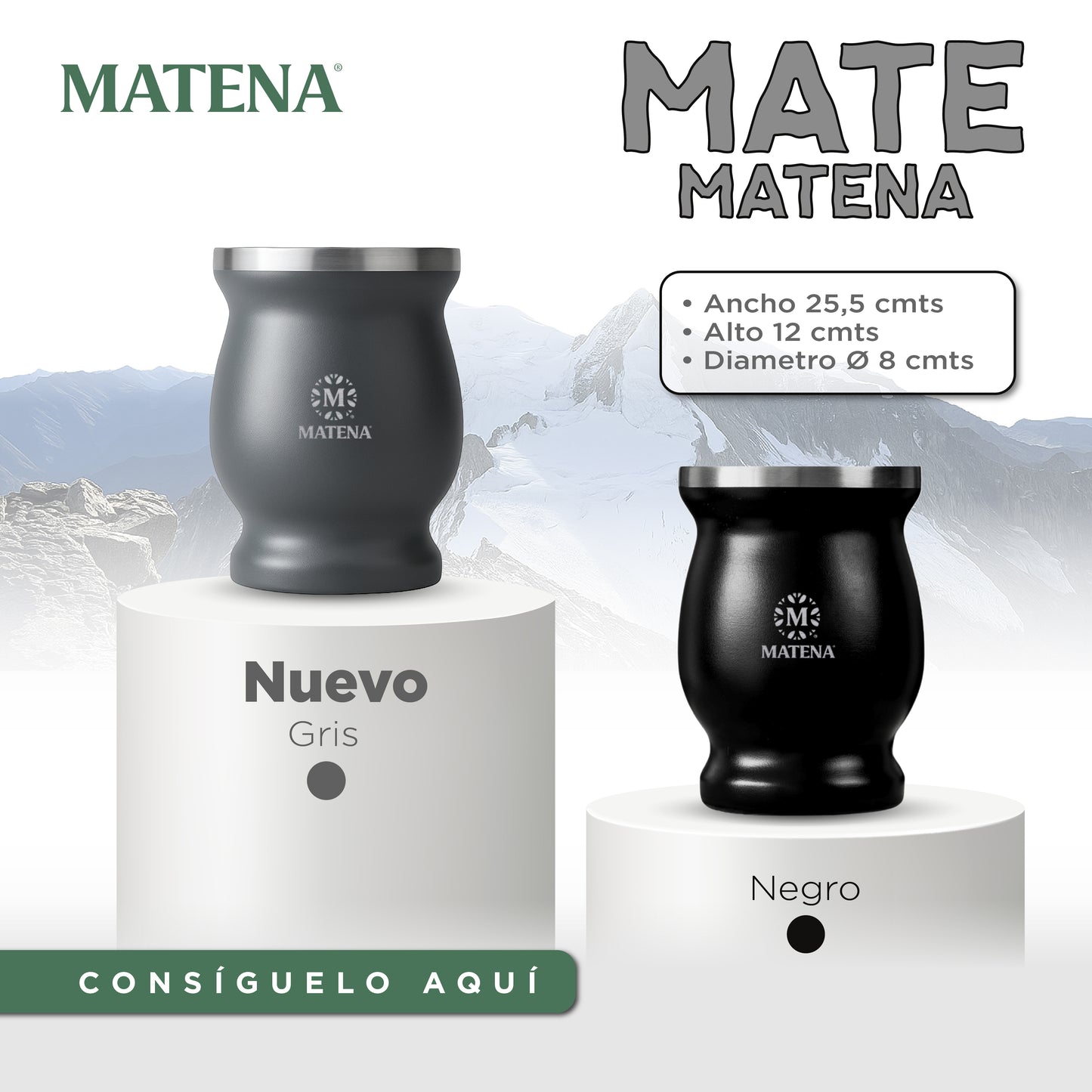 Mate de Acero Matena