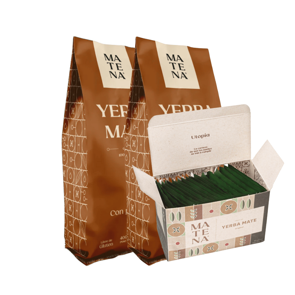 Combo 2 Yerbas y 1 Caja