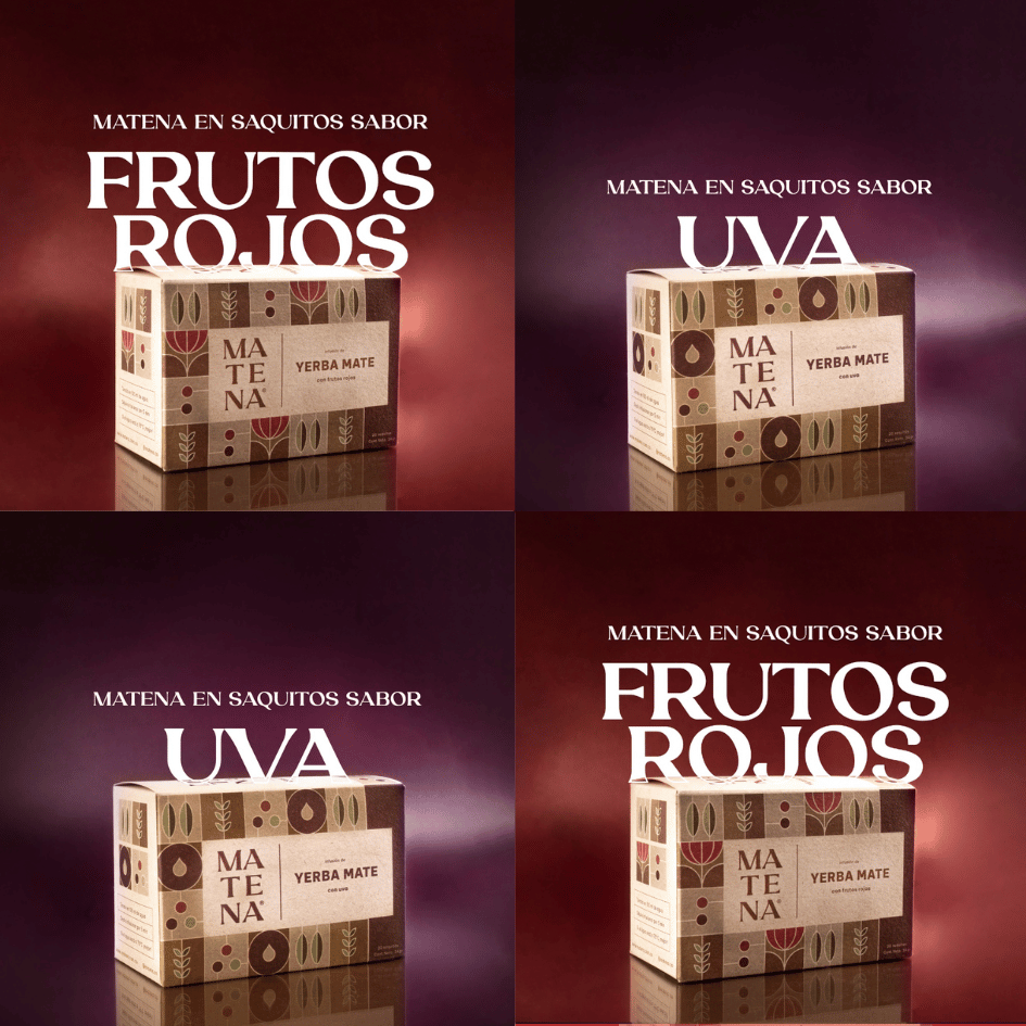 COMBO de Yerba Mate en Saquitos (4 cajas)