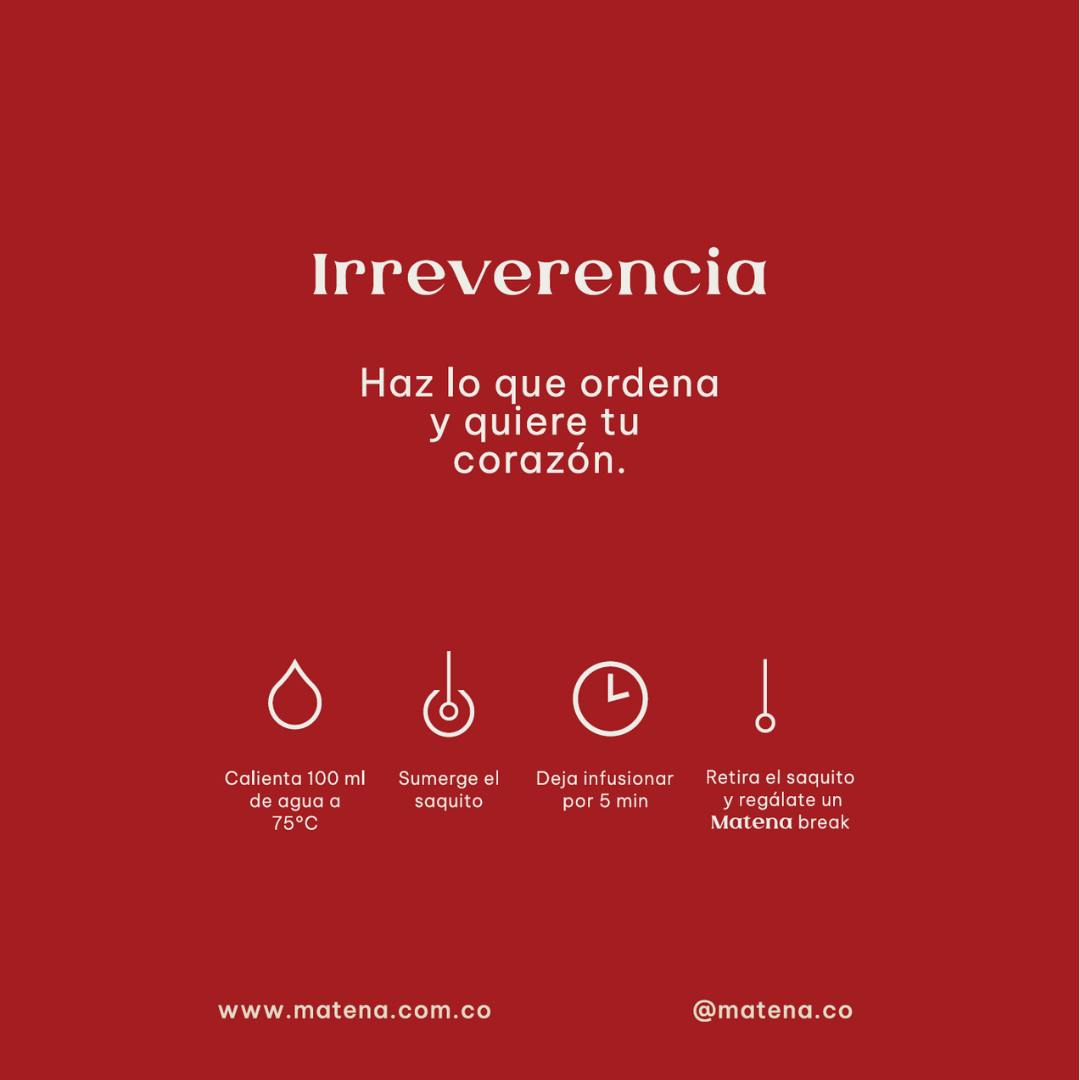 Yerba Mate en Saquitos con CEREZA (caja x 20 unidades)