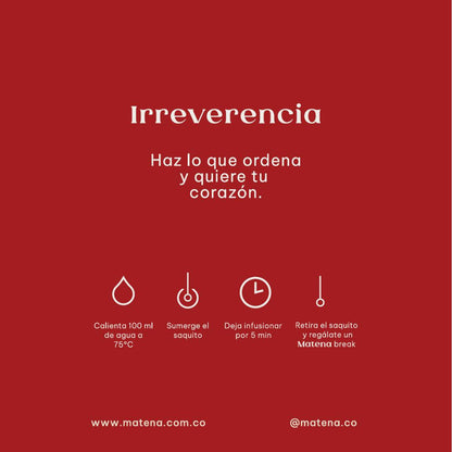Yerba Mate en Saquitos con CEREZA (caja x 20 unidades)