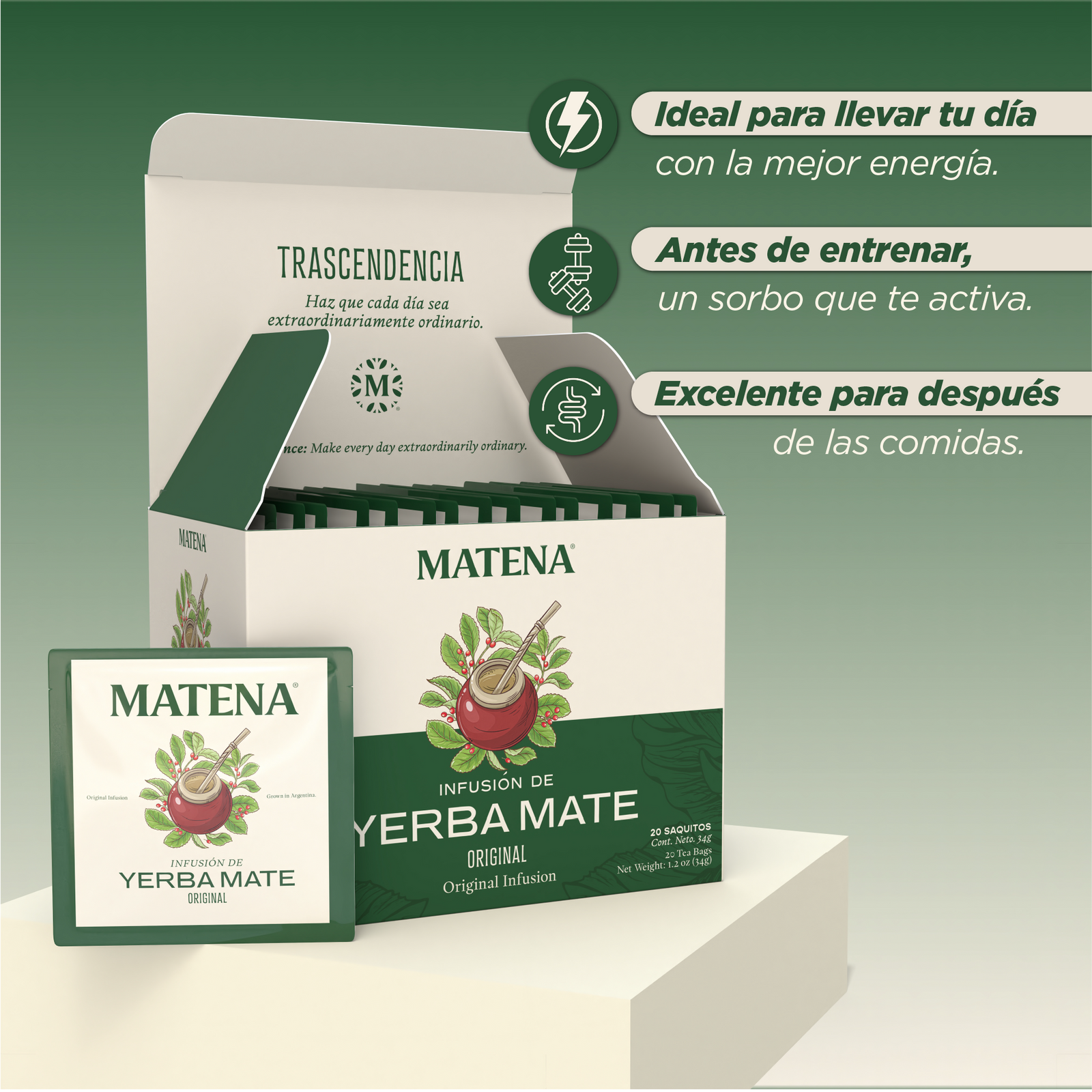 Yerba Mate en Saquitos ORIGINAL (caja x 20 unidades)