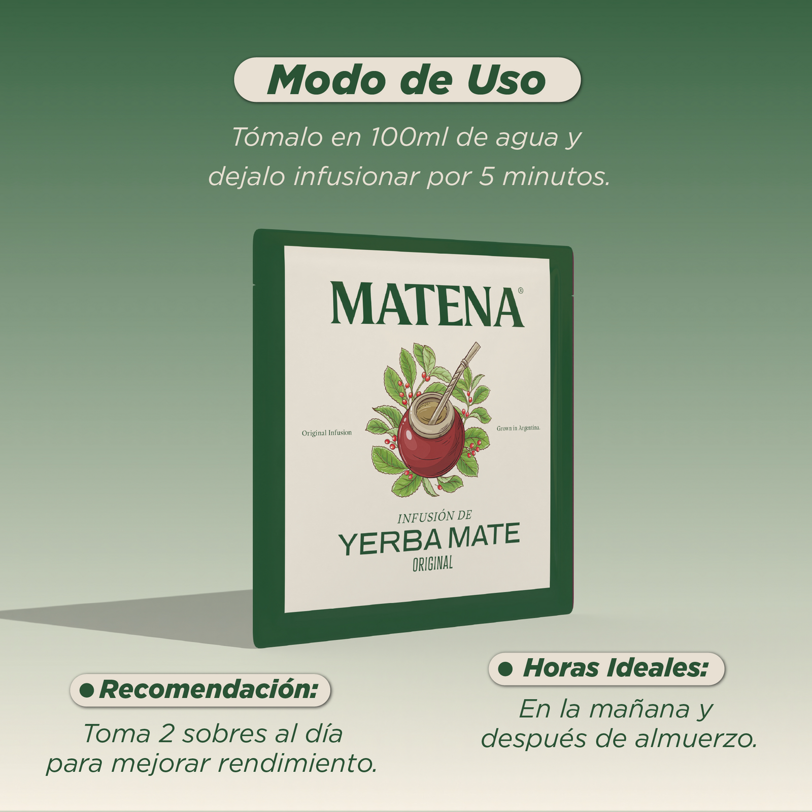 Yerba Mate en Saquitos ORIGINAL (caja x 20 unidades)