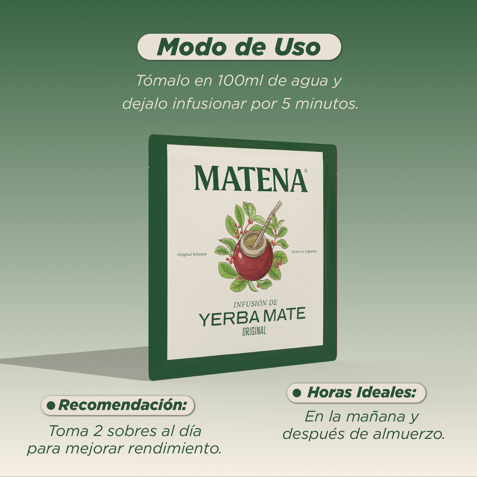 Yerba Mate en Saquitos ORIGINAL (caja x 20 unidades)