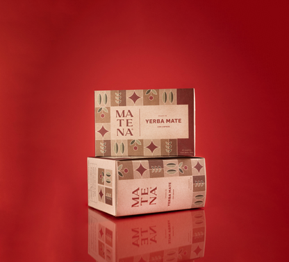 Yerba Mate en Saquitos con CEREZA (caja x 20 unidades)